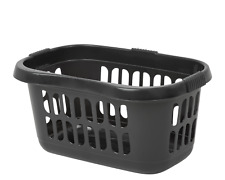 WHAM Casa Hipster Laundry Basket Strong Plastic - BLACK