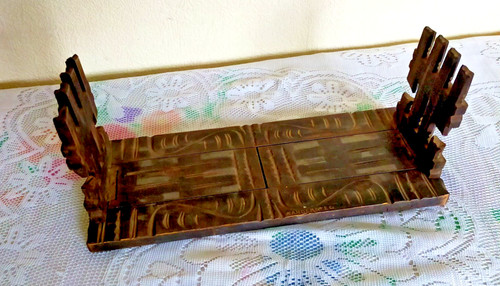 Vintage wooden book - vintage,