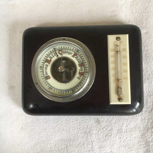 Vintage art deco barometer - deco,