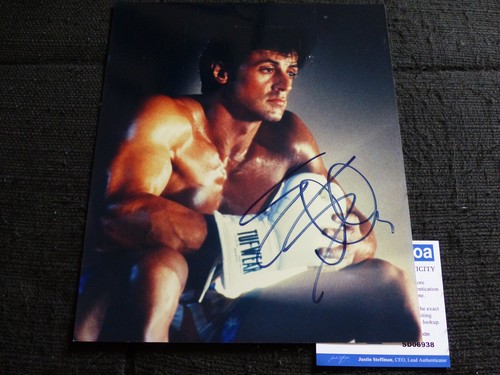 Sylvester stallone signed - stallone,
