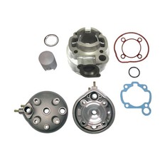 Big bore barrel head - +, piston