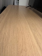 Home Office Desk - IKEA BEKANT - Oak Veneer Black Legs - 160cmX80cm - Adjustable