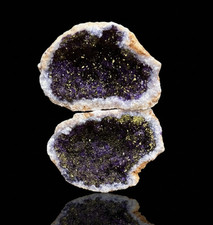 Crystal Geode Pair with