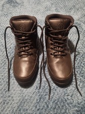 Mens black leather Firetrap