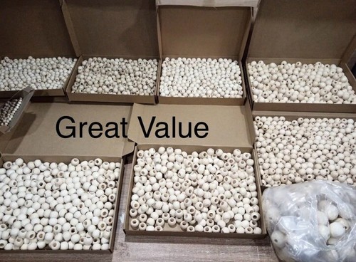 Natural round untreated plain - round,