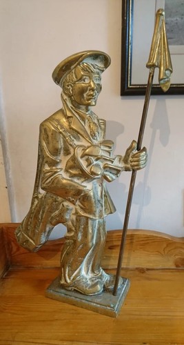 Old vintage solid brass - vintage,