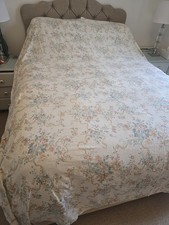 Vintage Floral Flannel Brush Cotton Double sheet Flannelette 220 X 250