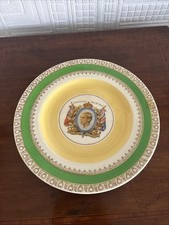 Royal Souvenir Woods Ivory Ware King Edward VIII Coronation Plate 12th May 1937