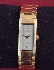 Amadeus AN00588 FL 5ATM Ladies Gold Coloured Quartz Watch