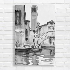 Venice cityscape watercolor - cityscape,