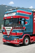 Truck Photo Scania 164G 580 Tractor Austria Blue Bird Austria #k3xw