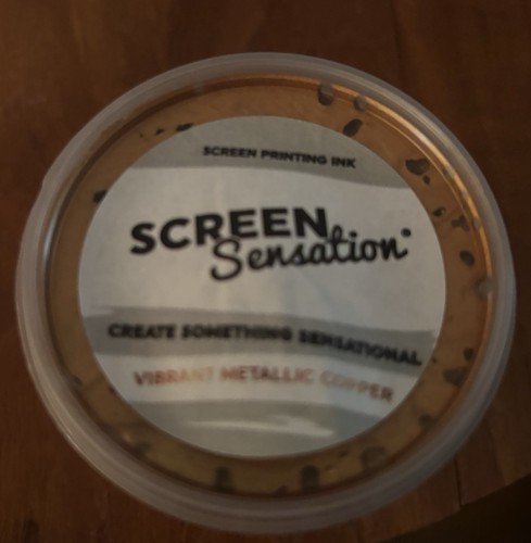 Screen sensation printing - screen, ink