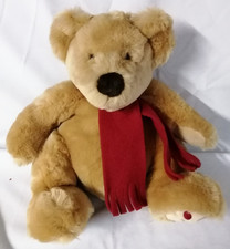 House of Fraser’s 2000 Teddy Bear, Wearing a Red Scarf collectable Bear - NWOT