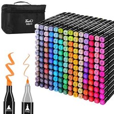 168 Piece Dual Tip Marker Pen
