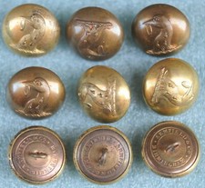 Antique livery buttons eagle