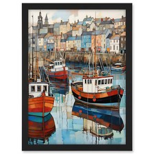 Newlyn Harbour Trawler Boats