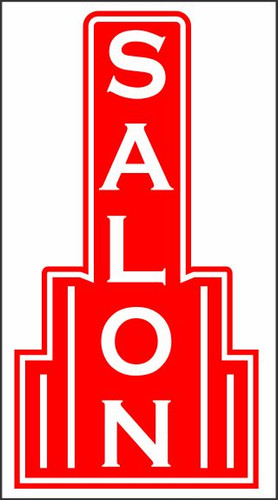 Salon metal sign restaurant - metal,