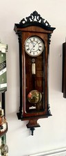 1870 Antique H. Endler Of Freiburg  Vienna Regulator Wall Clock Time Only