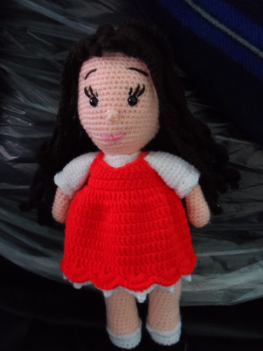 Hand crochet amigurumi doll - crochet,