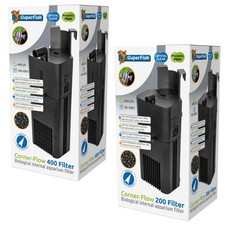 SUPERFISH CORNER-FLOW INTERNAL AQUARIUM FILTERS TROPICAL FISH TANK SAFE SMALL