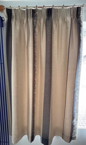 Silk effect curtains - silk,