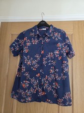 Womens Damart Blue Floral