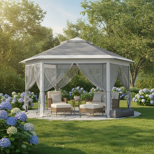 Pop gazebo 3x3 3m - up,
