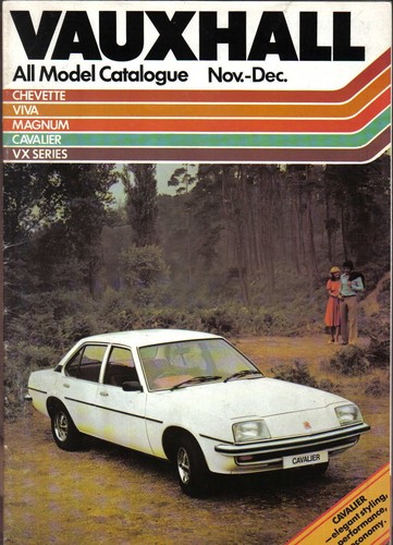 Vauxhall range chevette viva - vauxhall,