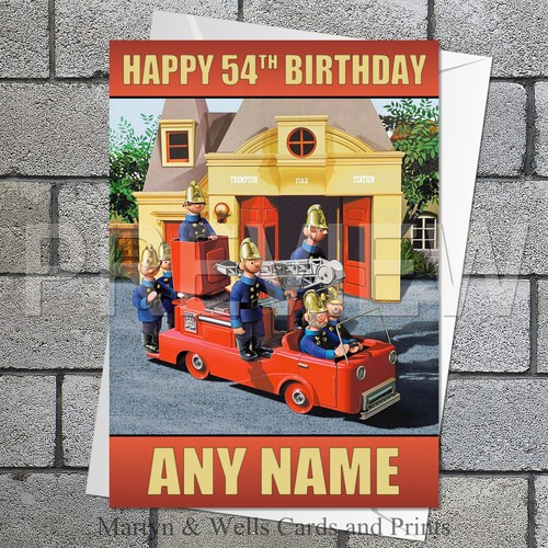 Trumpton birthday card - ., 5x7