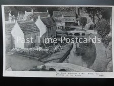 Old RPPC - The River Windrush & Mill. Model Village, Bourton-on-the-Water