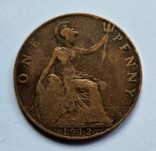 One Penny 1912 Very Rare over