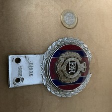 A Royal engineers Car Badge Lovely Design & Heavy Duty Made In London By J Gaunt