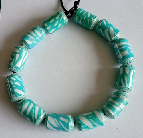 Handmade glazed tube paper - 12,