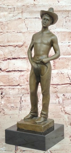 Signed nude bronze sculpture - nude,