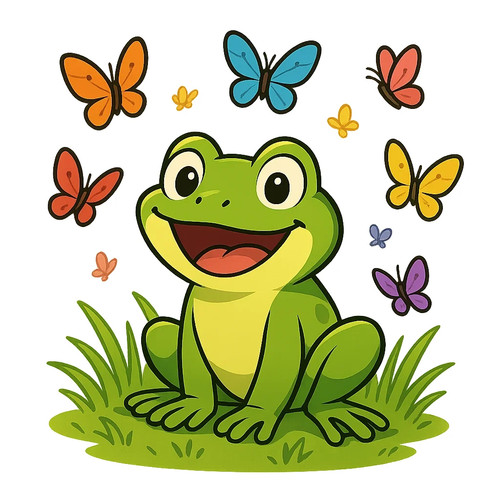 Funny frog car - 6x,