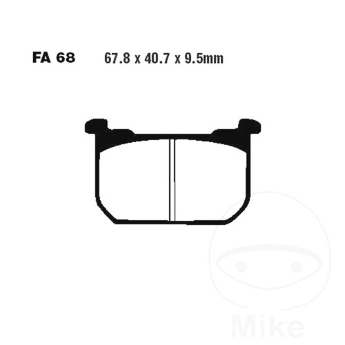 Ebc organic brake pads - ebc,