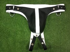 Mens Real Leather Jockstrap
