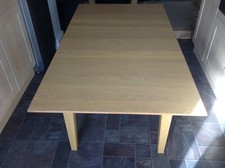 Harveys Oak Dining Table - Extendable - NEW - Pick Up Only SS17 - 4 Used Chairs