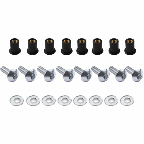 Kit screws dome anodized - kit, 8