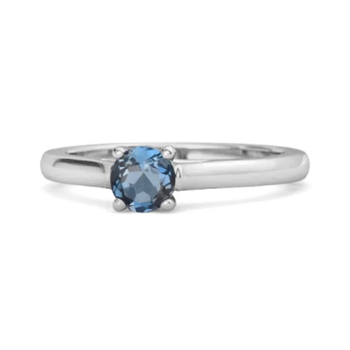 Solitaire london blue topaz - blue,