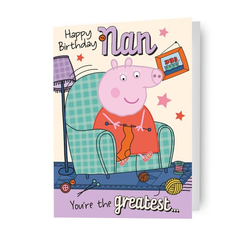 Birthday card peppa - birthday, nan