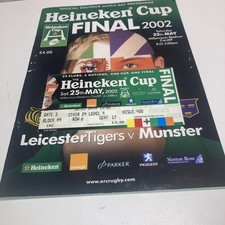 Rugby Union Programmes