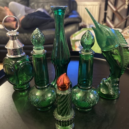 Job lot vintage avon green - lot,