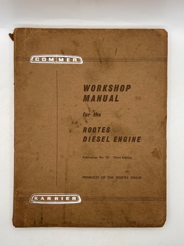 Commer karrier rootes diesel - rootes,