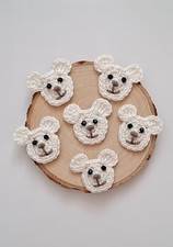 6pc handmade crochet teddy - crochet,