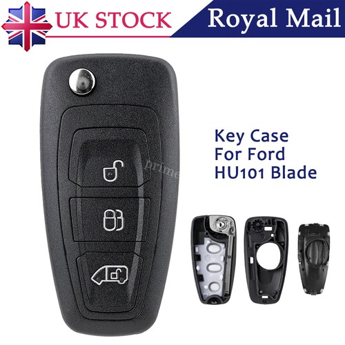 Button flip key fob case - button,