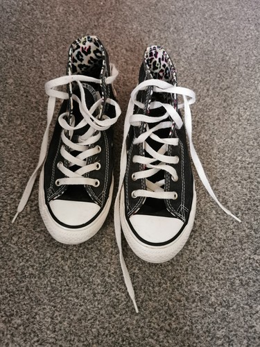 Girls converse trainers - girls, black