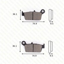 Brake shoes off-road disc
