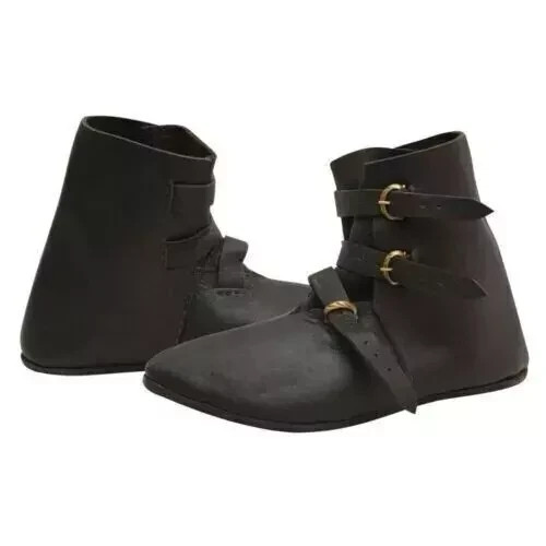 Medieval leather boots mens - medieval,