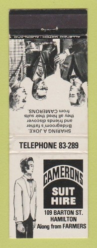 Matchbook cover camerons - cover,
